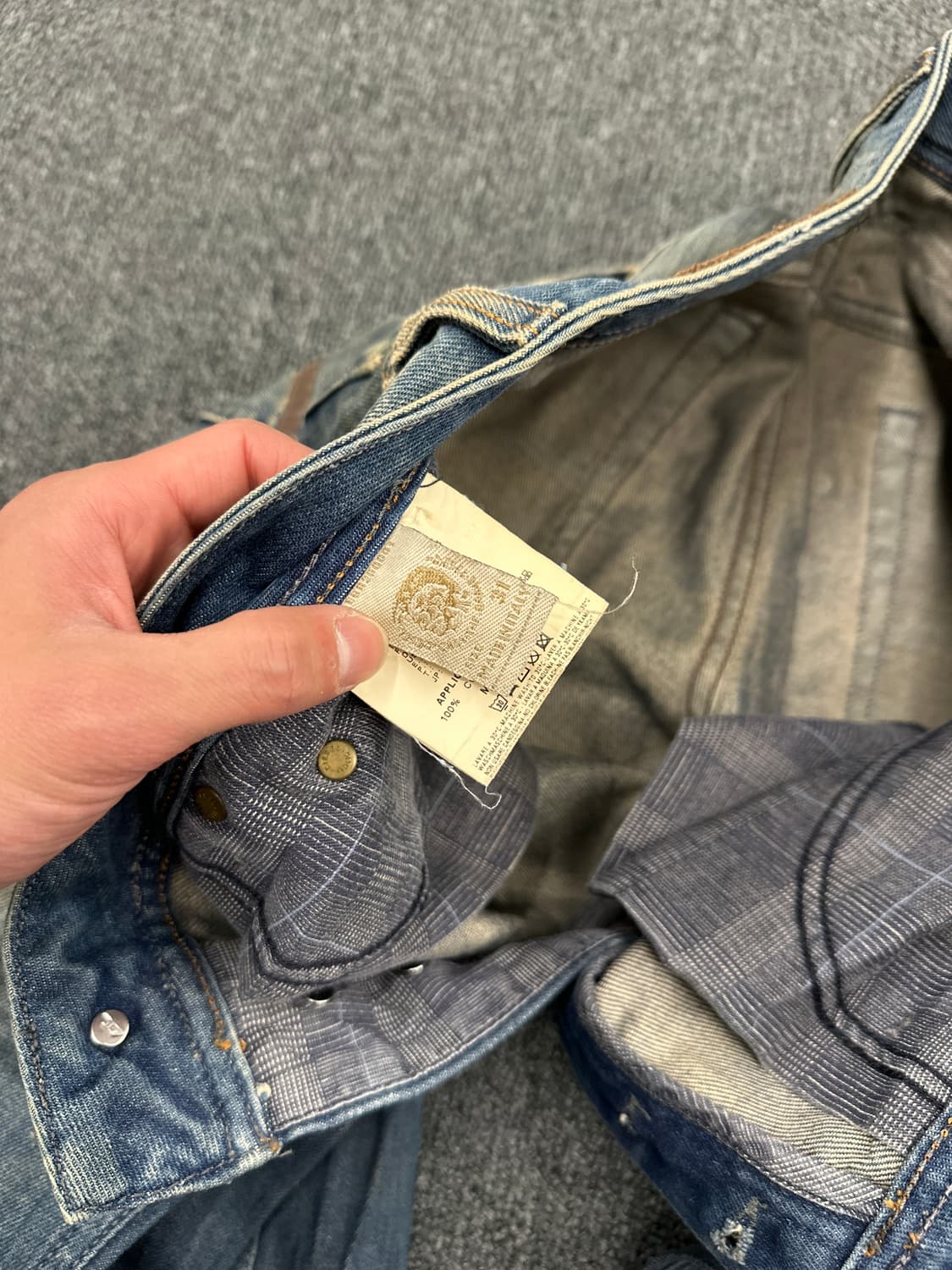 31) 디젤 자탄 빈티지 부츠컷 데님팬츠 상품이미지8