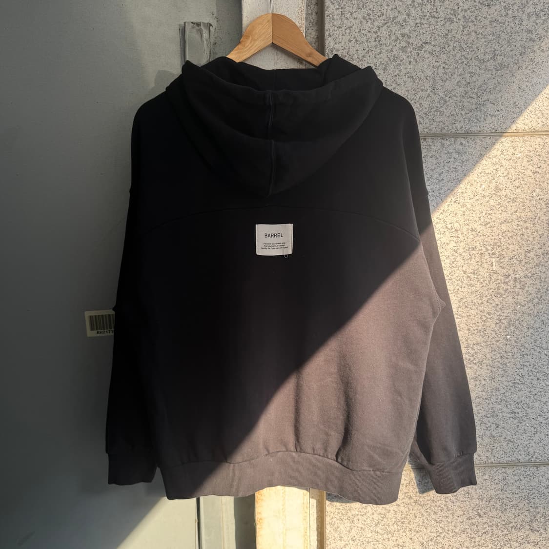 배럴 로고 라인 후드집업 상품이미지3
