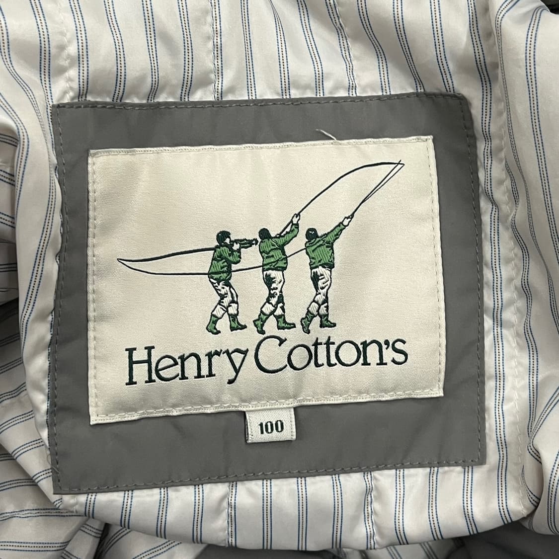 [정품/100] 헨리코튼 그레이 피싱 재킷 b17 상품이미지6