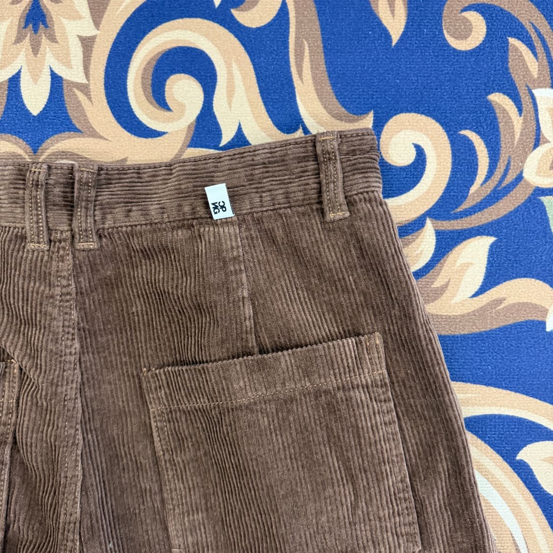 (L)꼼파뇨 스튜디오 와이드 코듀로이 팬츠(브라운) 상품이미지6