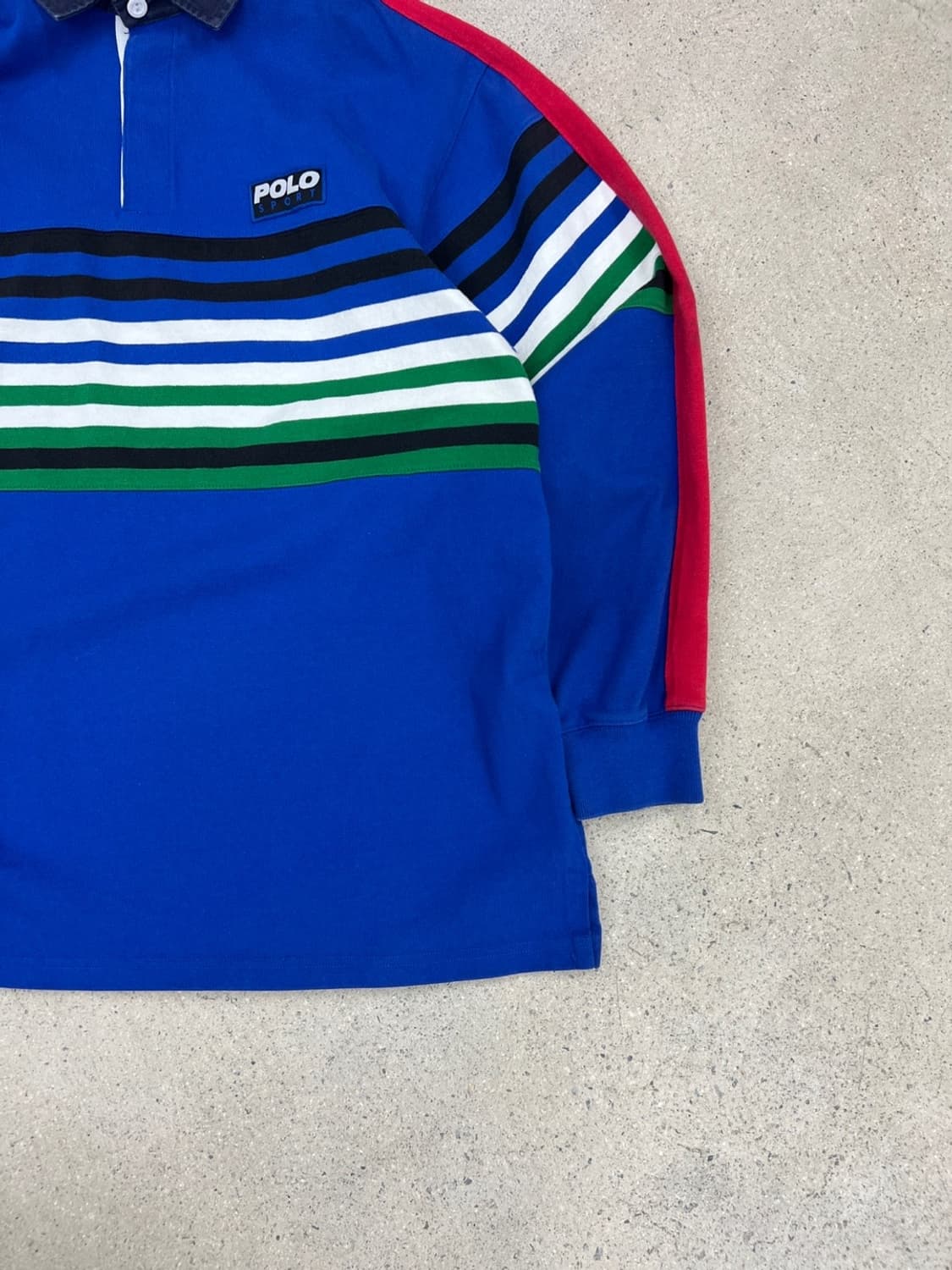 폴로 스포츠 90s 배색 럭비 티셔츠  상품이미지6