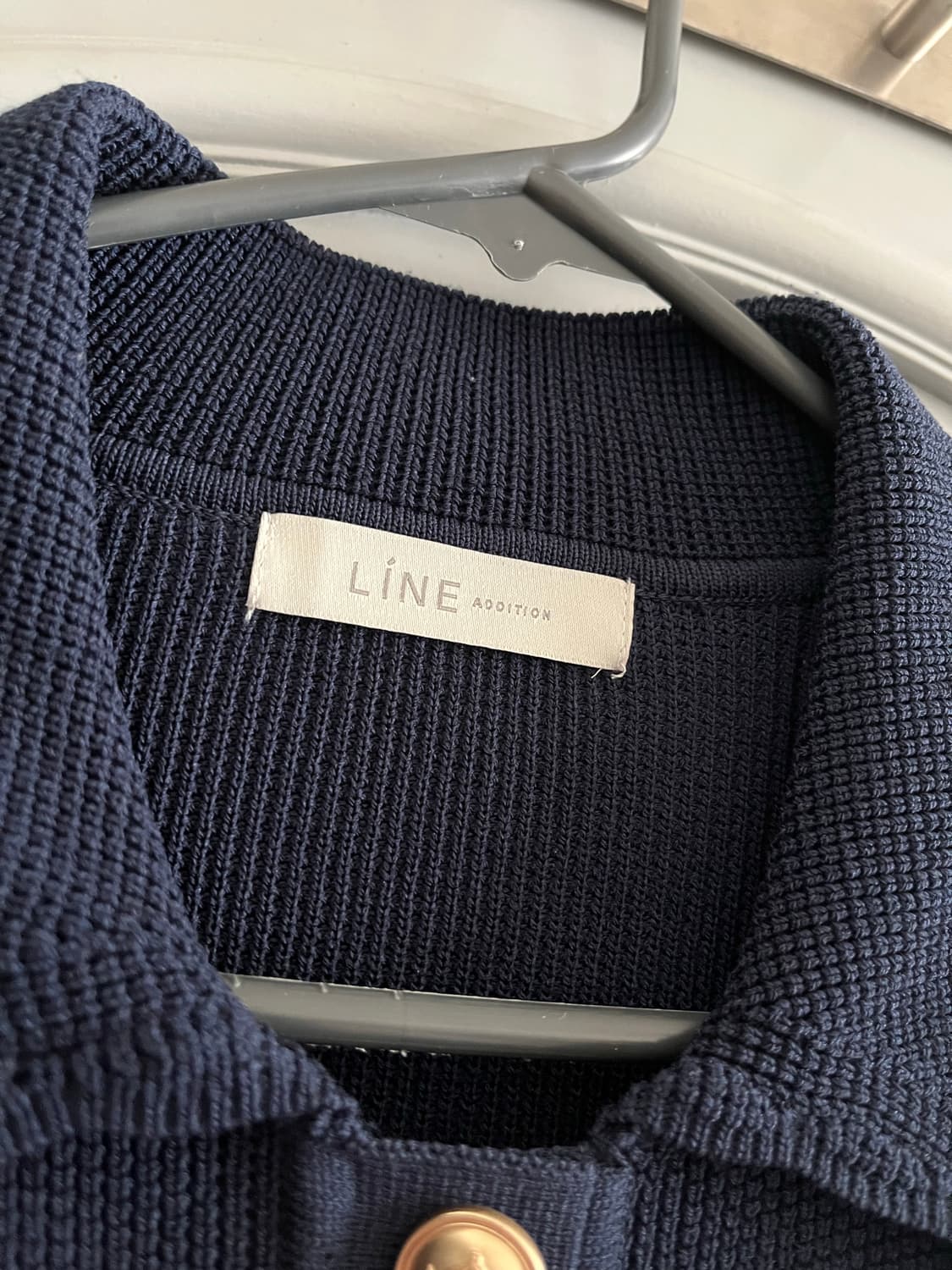 23ss 라인어디션 와이드 카라 버튼 가디건 프리사이즈 미사용 상품이미지7