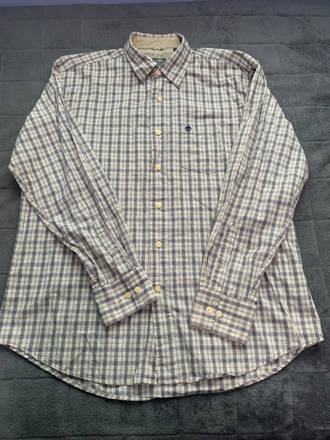 팀버랜드 Timberland 남성 체크 셔츠 L 상품이미지1