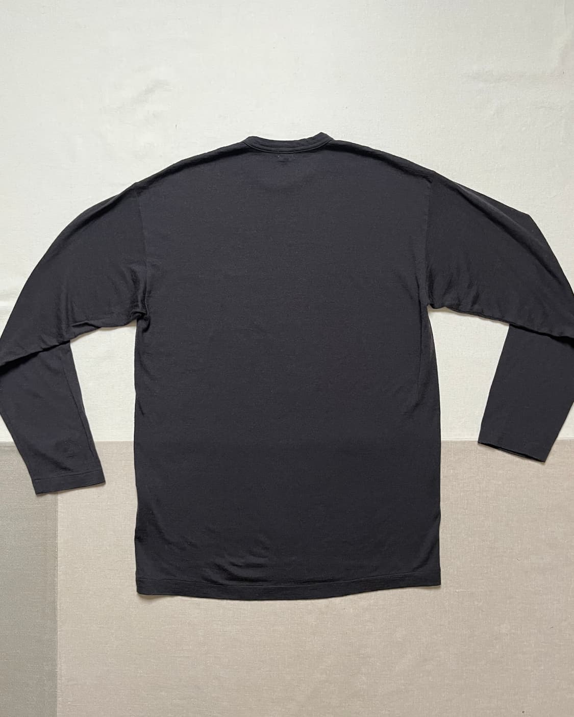 90s 꼼데가르송 옴므 울 컷앤소 다나카옴므 롱슬리브 울티셔츠 상품이미지5