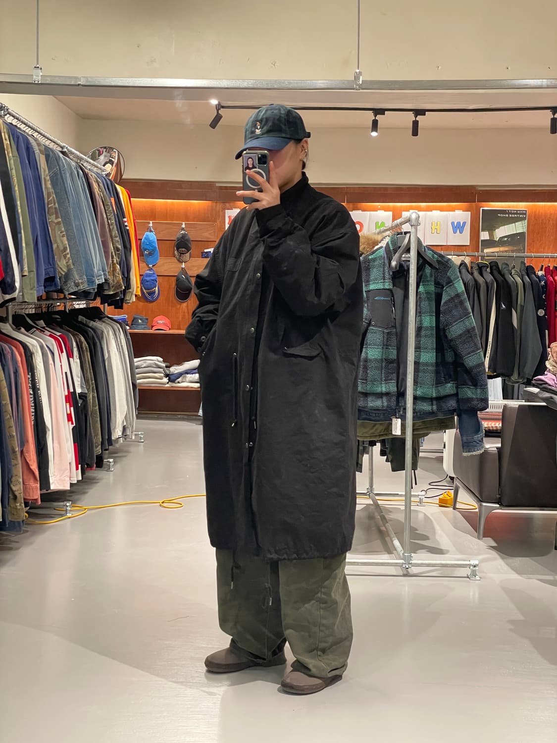 빈티지 피쉬테일 안감기모 야상 자켓 상품이미지3