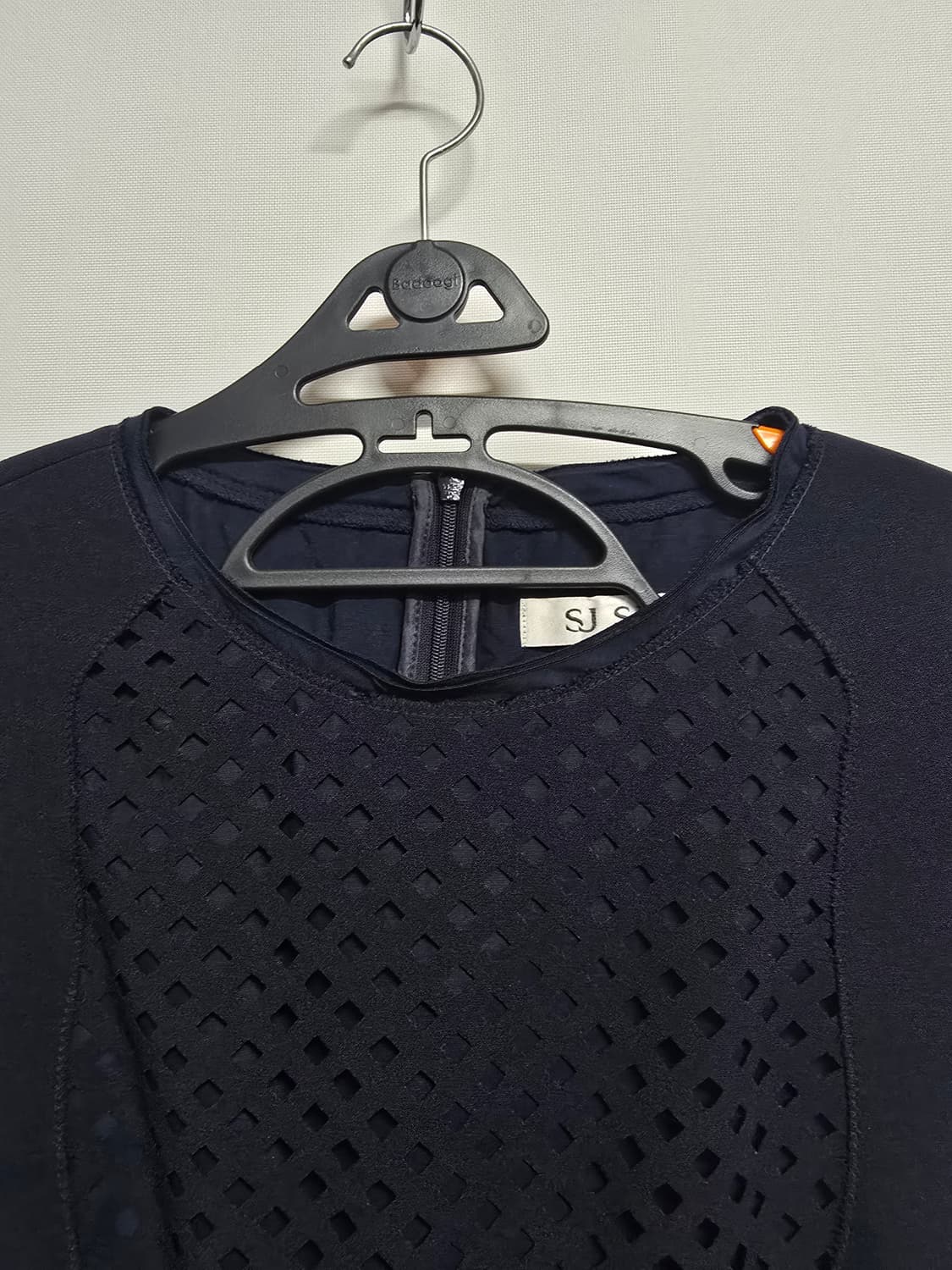 SJSJ 네이비 펀칭 A라인 원피스 상품이미지2