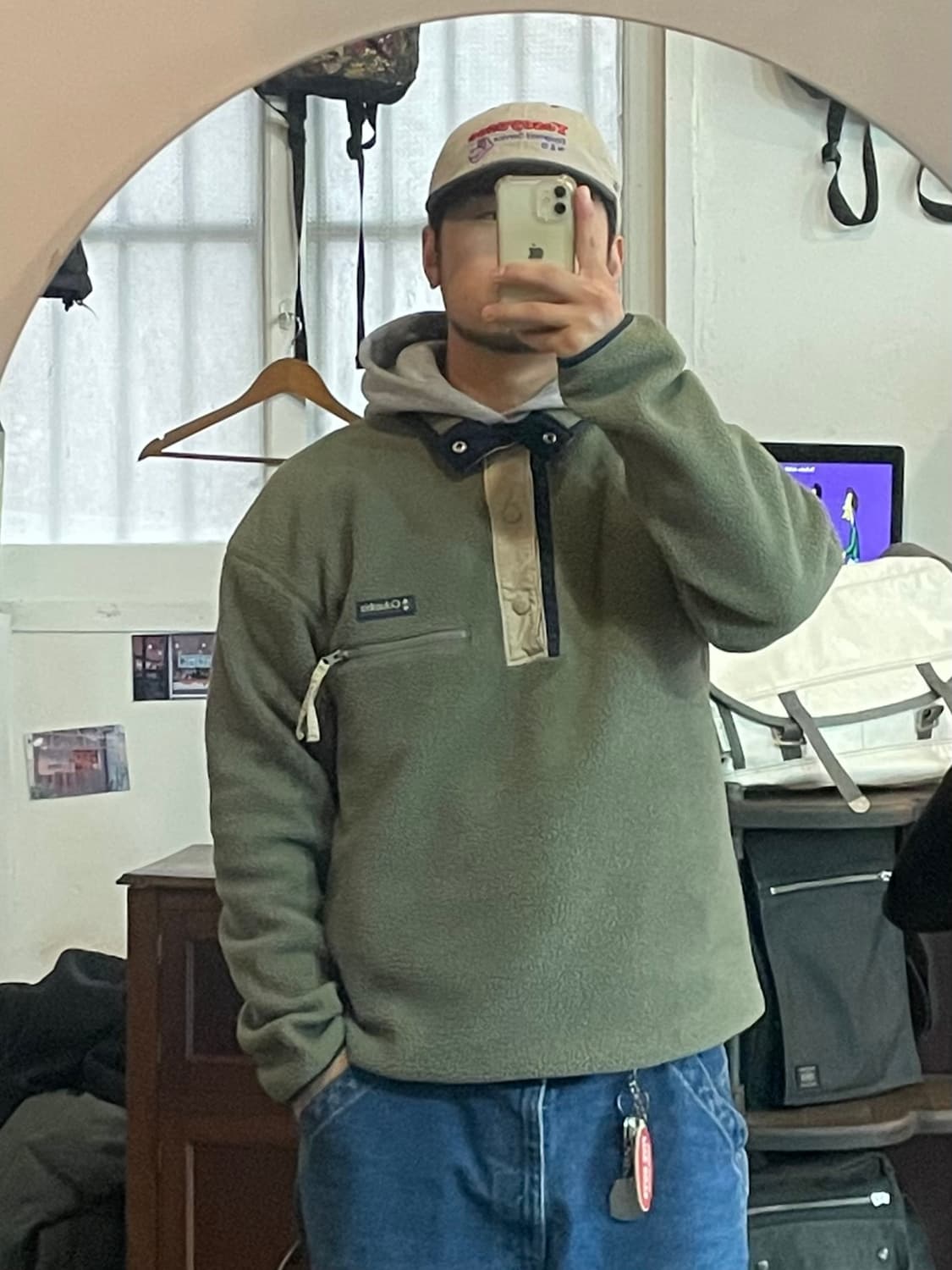 Columbia 컬럼비아 하프 스냅 플리스 M 상품이미지2