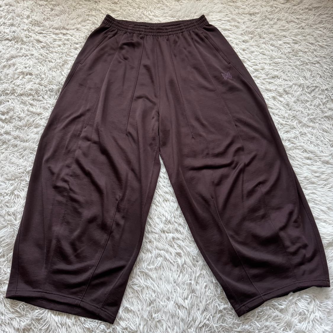 NEEDLES 일본빈티지 팩토리 HD 트랙팬츠 폴리스무스 브라운 L 35 상품이미지2