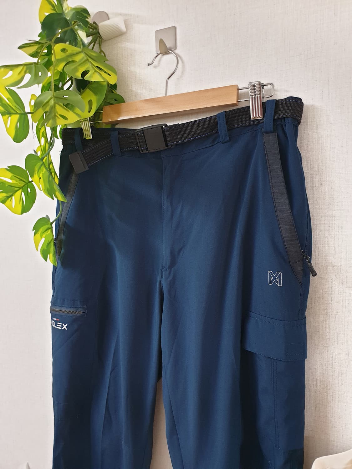 모렉스 남성등산벨트바지 32인치 여름용 네이비 아웃도어 상품이미지5