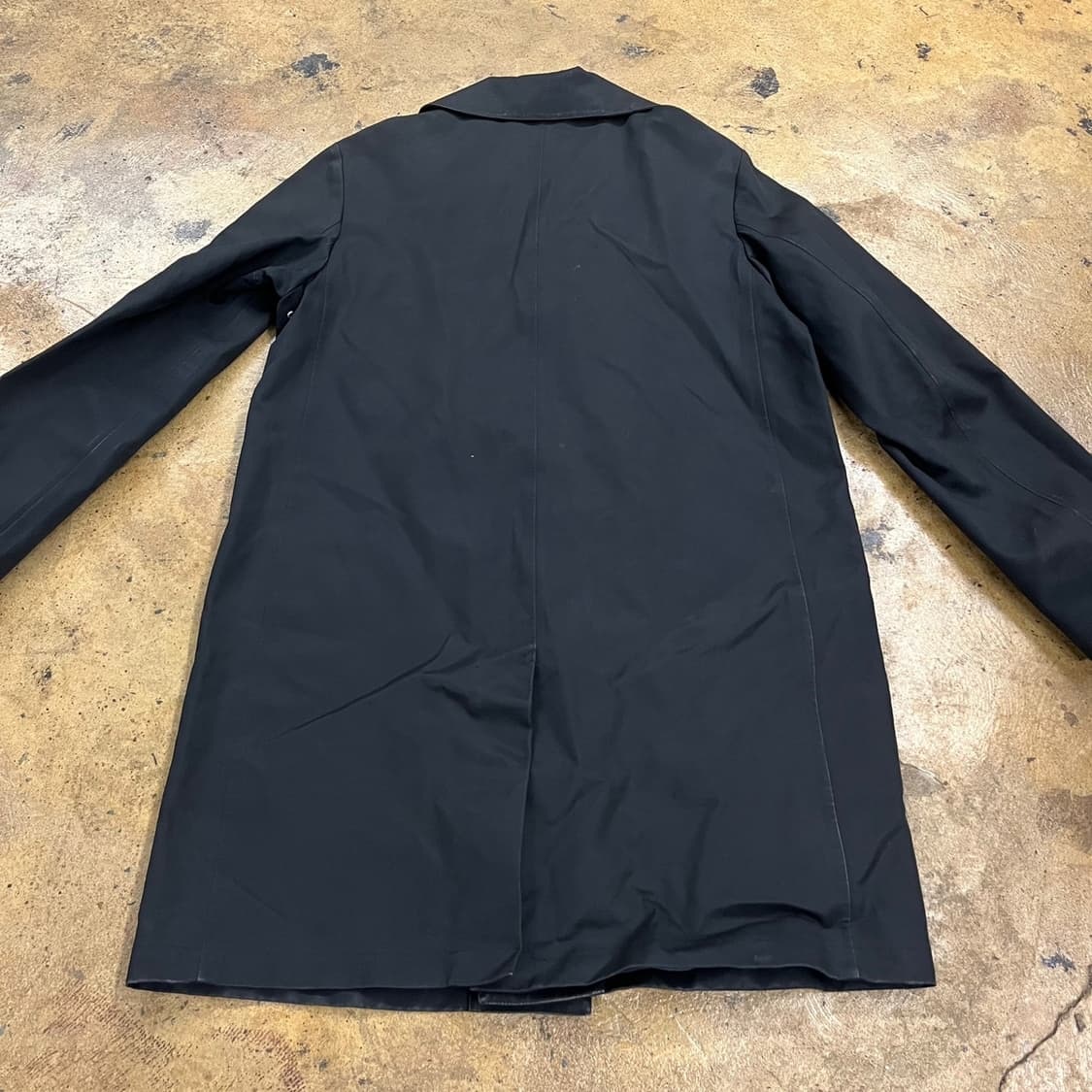 [정품/M] A.P.C. 아페쎄 블랙 코튼 랩 코트 b16 상품이미지4