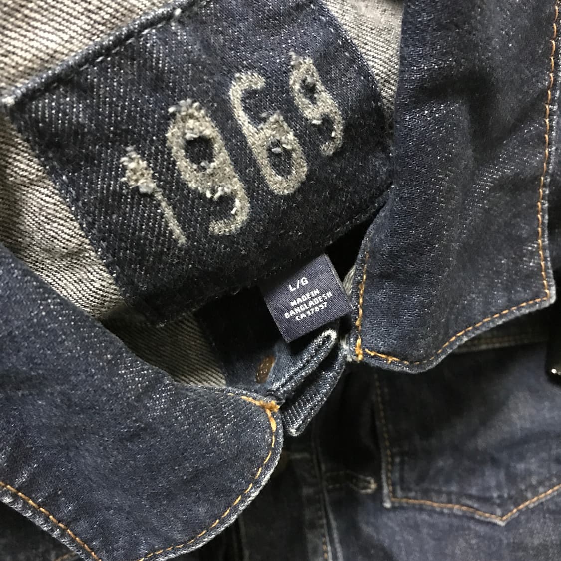 GAP 갭 데님 2세대 청자켓 L사이즈 상품이미지7