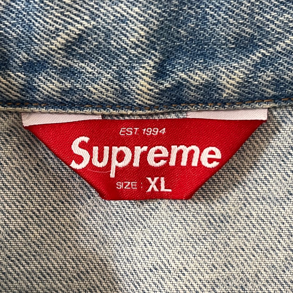 슈프림 16SS 데님 트러커 자켓 연청  상품이미지9