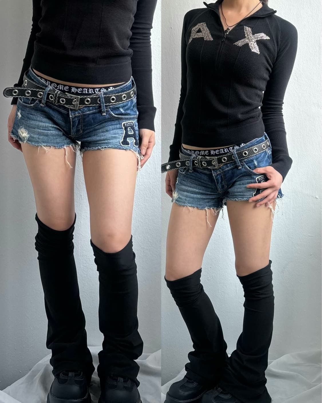 Abercrombie Washed Denim Shorts 상품이미지4