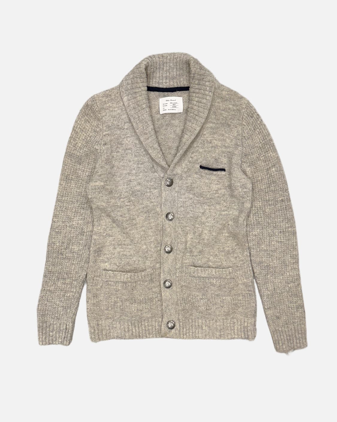 showl collar wool knit cardigan 상품이미지2