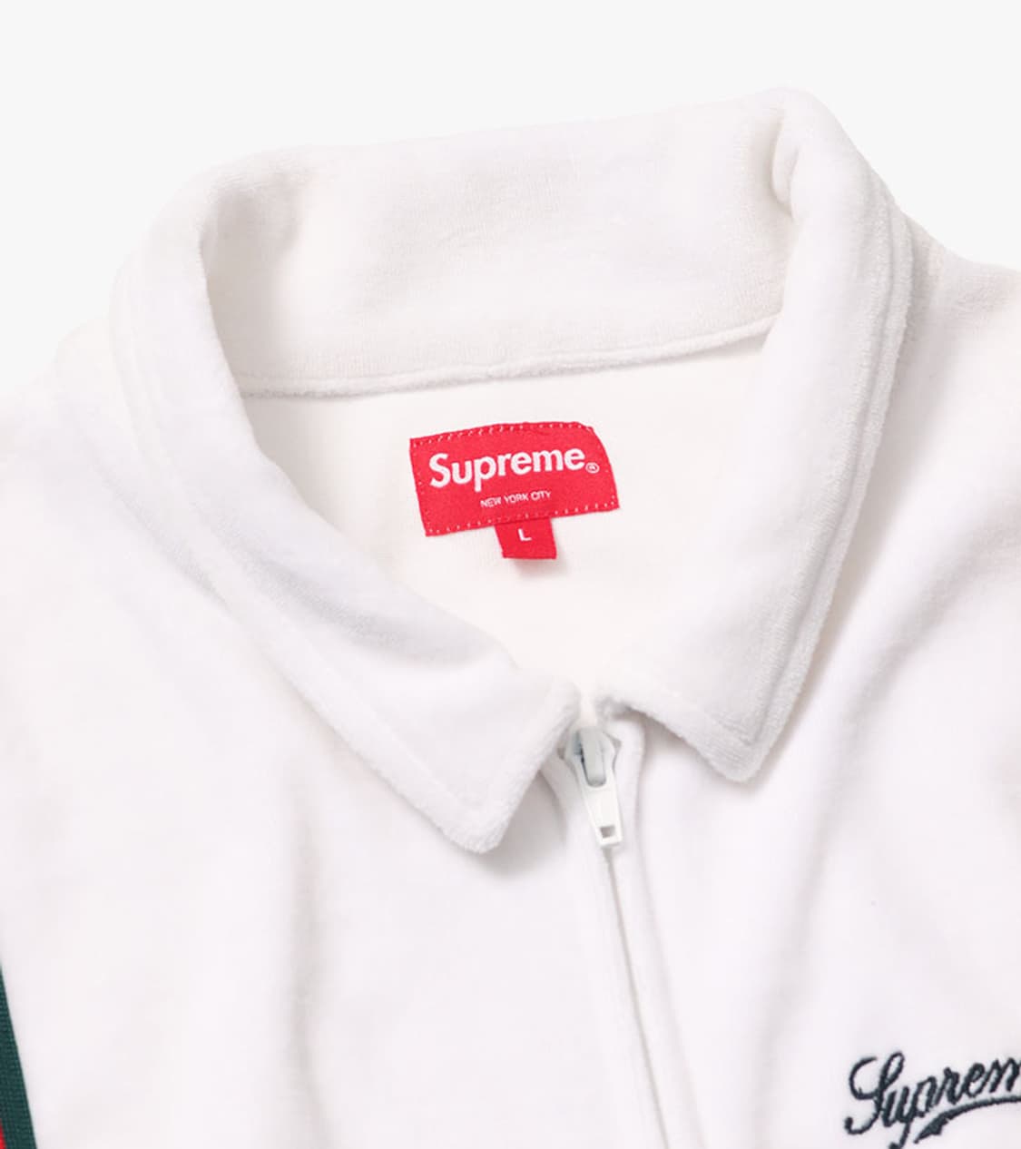SUPREME - VELOUR WARM UP SHIRT 상품이미지3