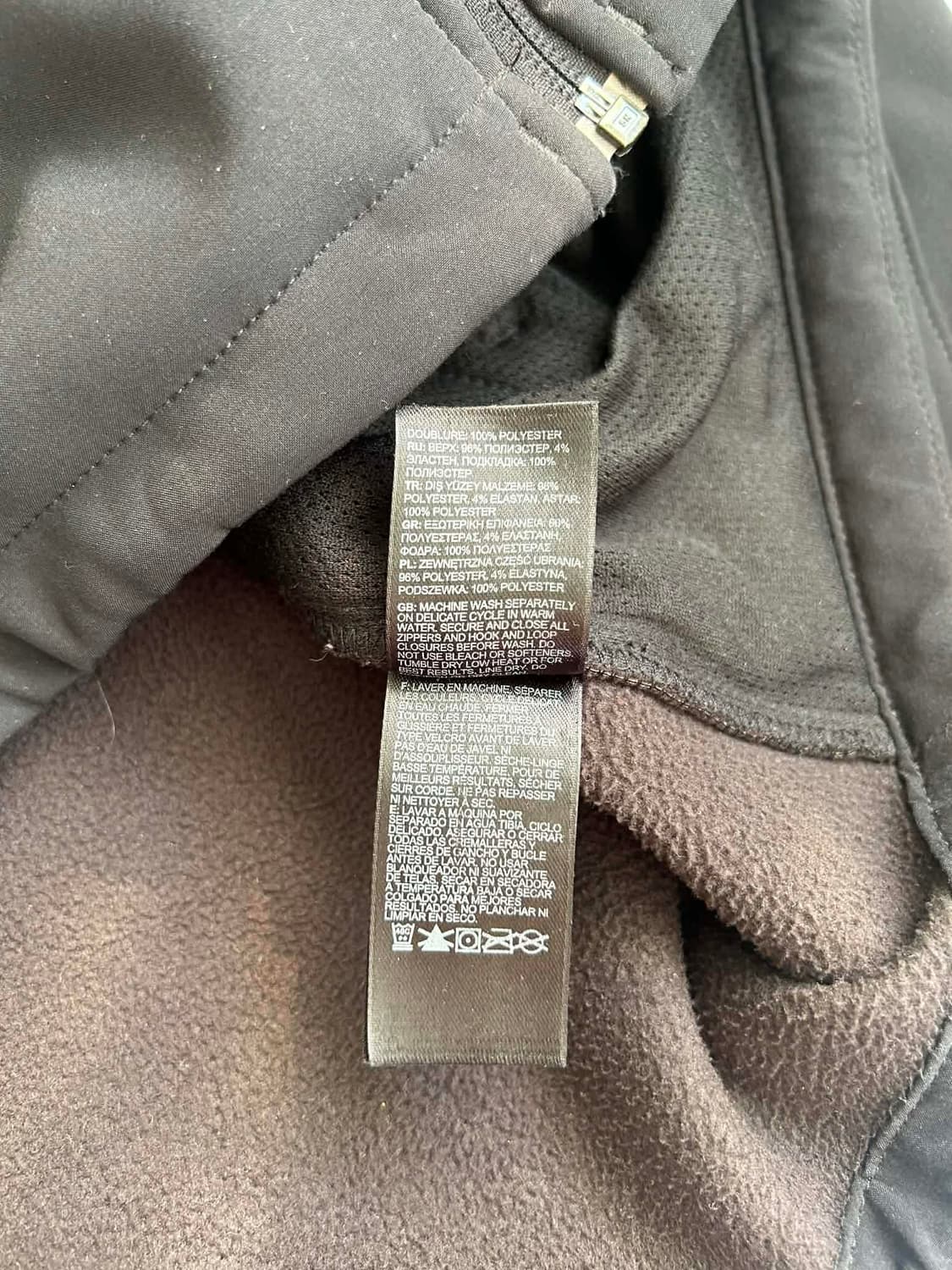 [M] 노스페이스 블랙 소프트쉘 집업 마운틴/러닝 자켓 상품이미지7