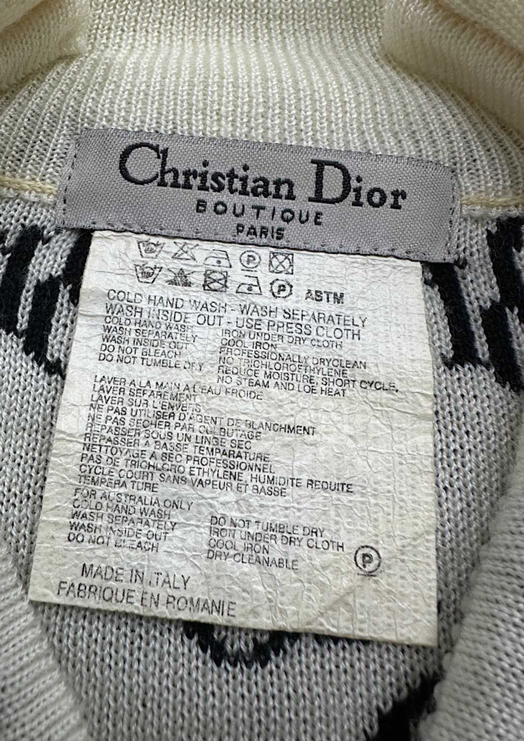 크리스찬 디올 니트 집업  상품이미지4