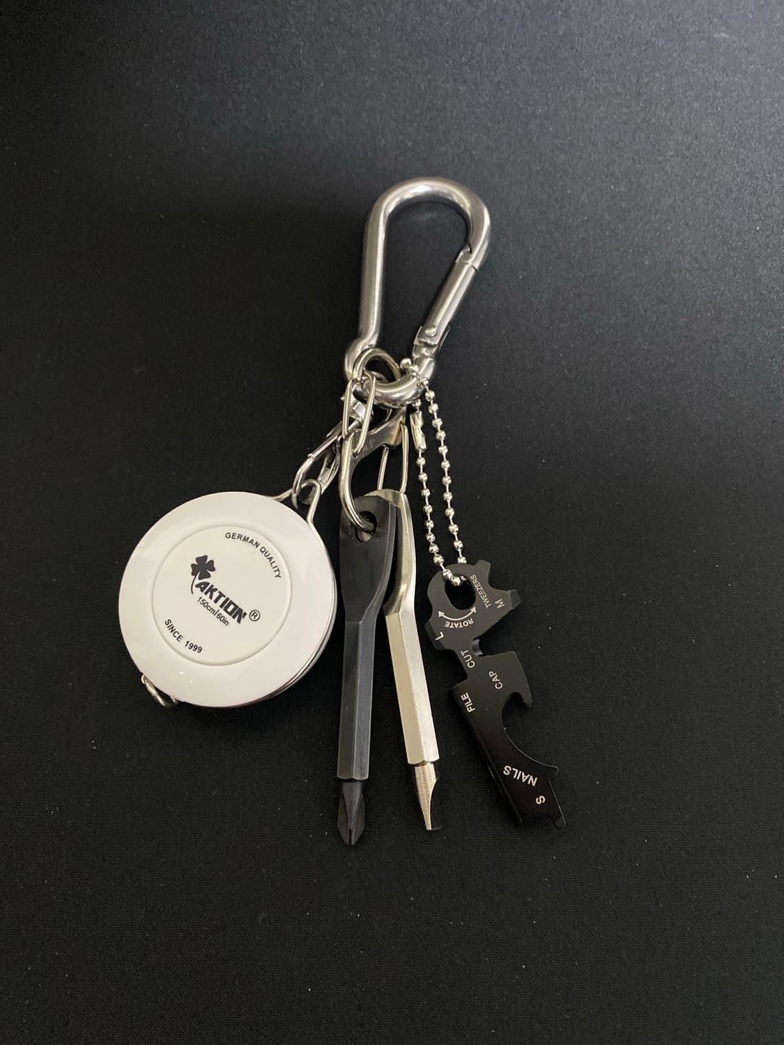 블랙&화이트 멀티툴 키링 상품이미지4