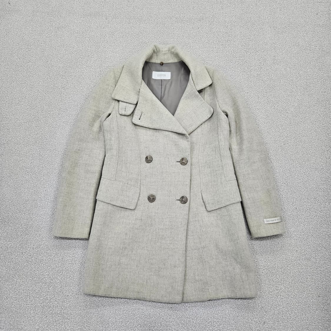[82-94-160] 시스템 한섬 울 캐시미어 코트 자켓 1209J1 상품이미지1