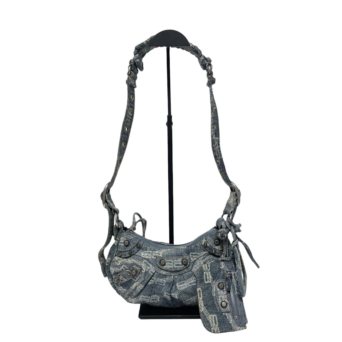 발렌시아가 모노그램 데님 르카골 XS 숄더백 겸 크로스백H00266 상품이미지1