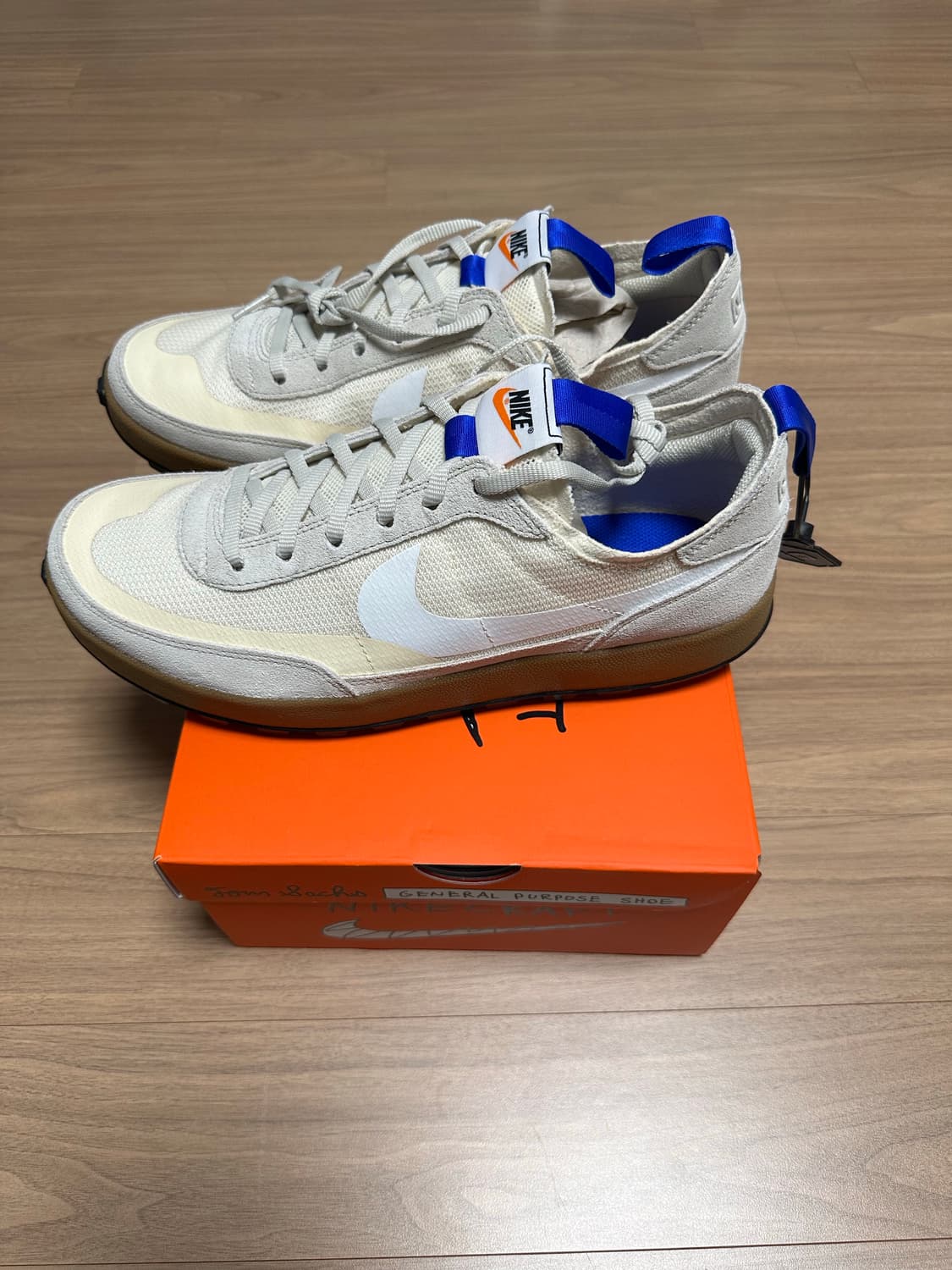 (W)290 m285 나이키 톰삭스 GPS 제너럴 퍼포즈 슈 라이트 크림 상품이미지1