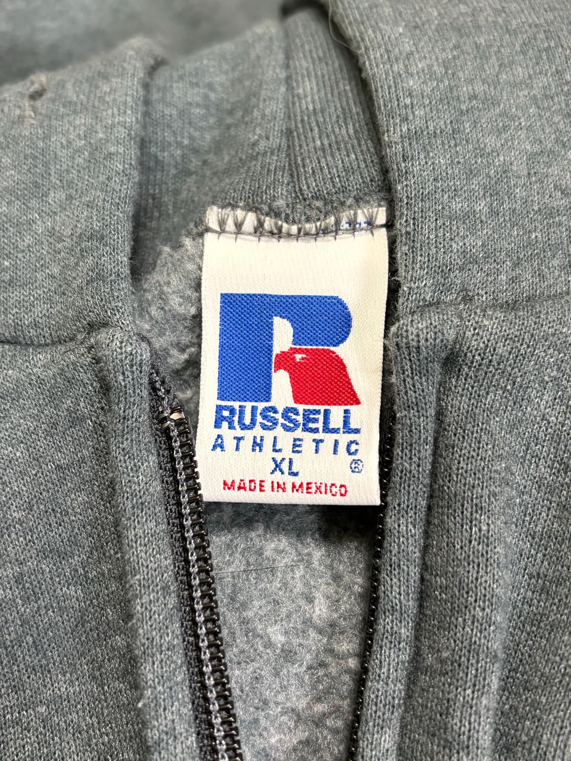 90s 러셀 후드집업 다크그레이 상품이미지5