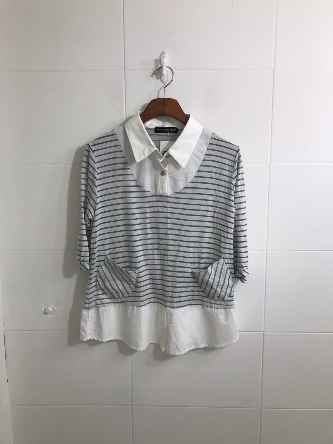 민트 카키 하구미 니혼진 야상 코디세트 상품이미지6