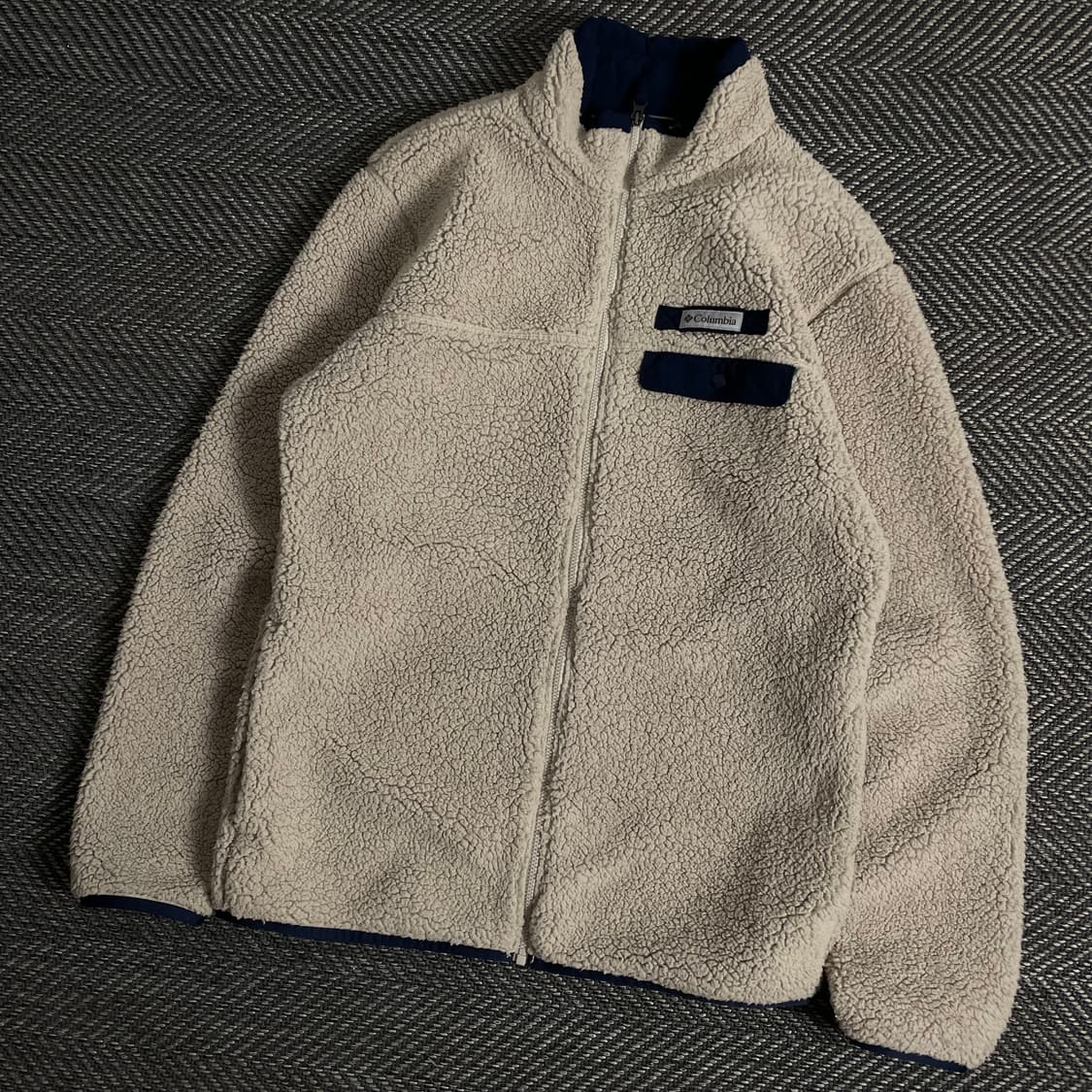컬럼비아 USA 플리스 자켓 아이보리y 2828 상품이미지1