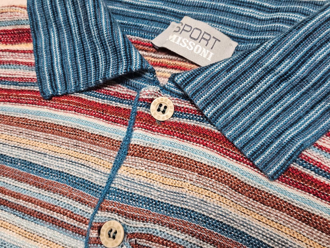 미쏘니 컬러풀 카라 니트/missoni 빈티지 니트 상품이미지7