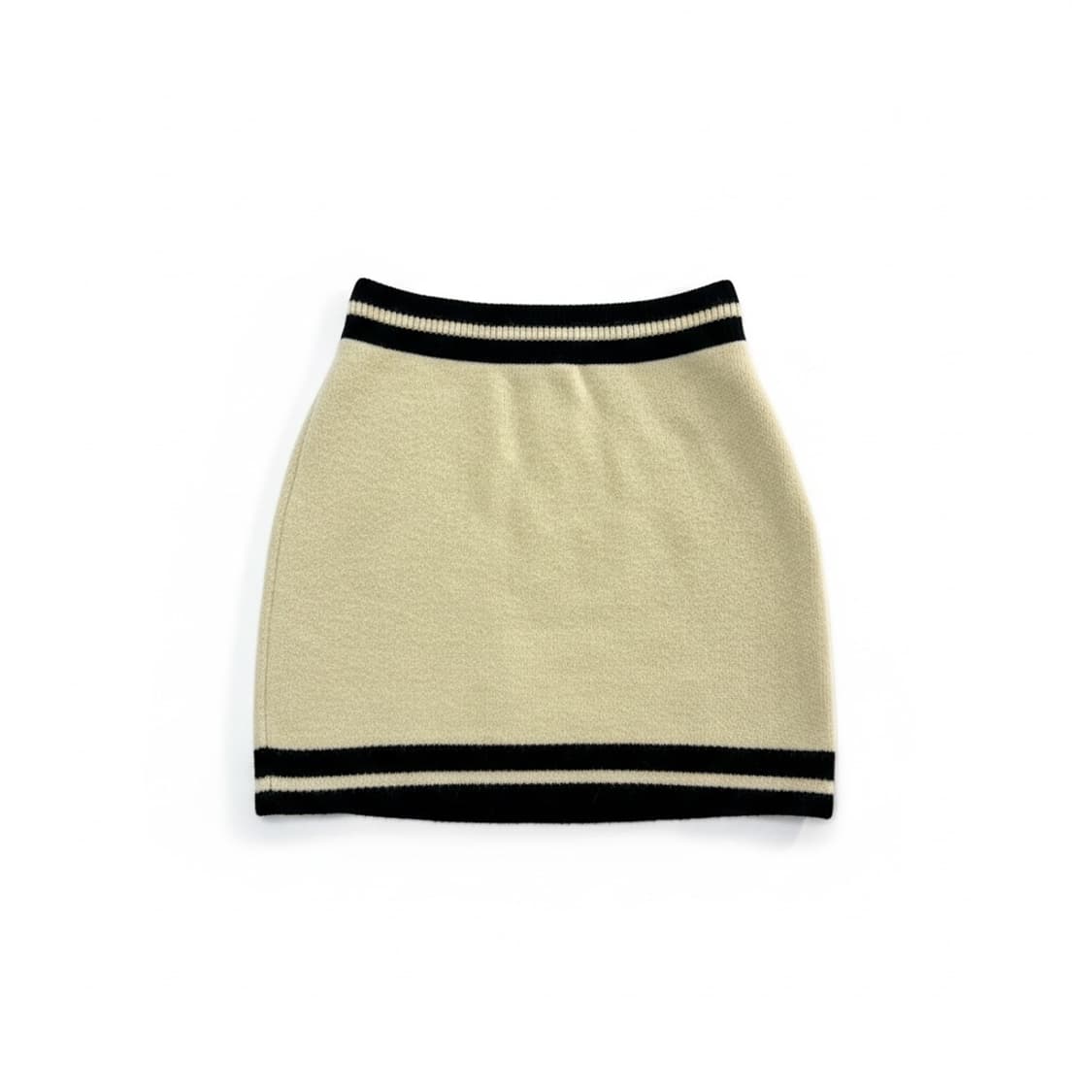 아틀리에 나인 아이보리 니트 미니스커트 F 상품이미지1