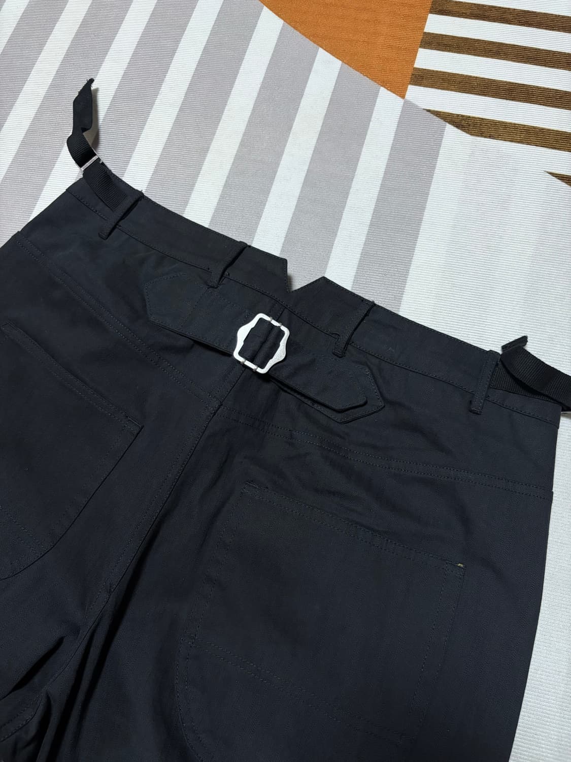 [2]오가프 피쉬테일 코튼 팬츠 블랙 판매합니다. 상품이미지4