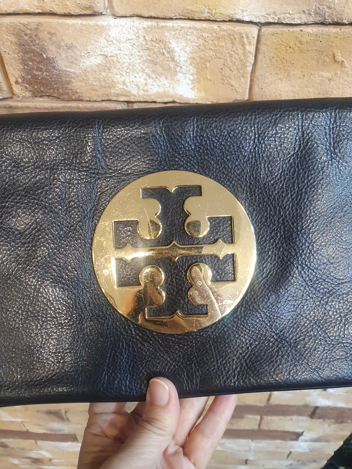 토리버치 블랙 레더 체인백 상품이미지3