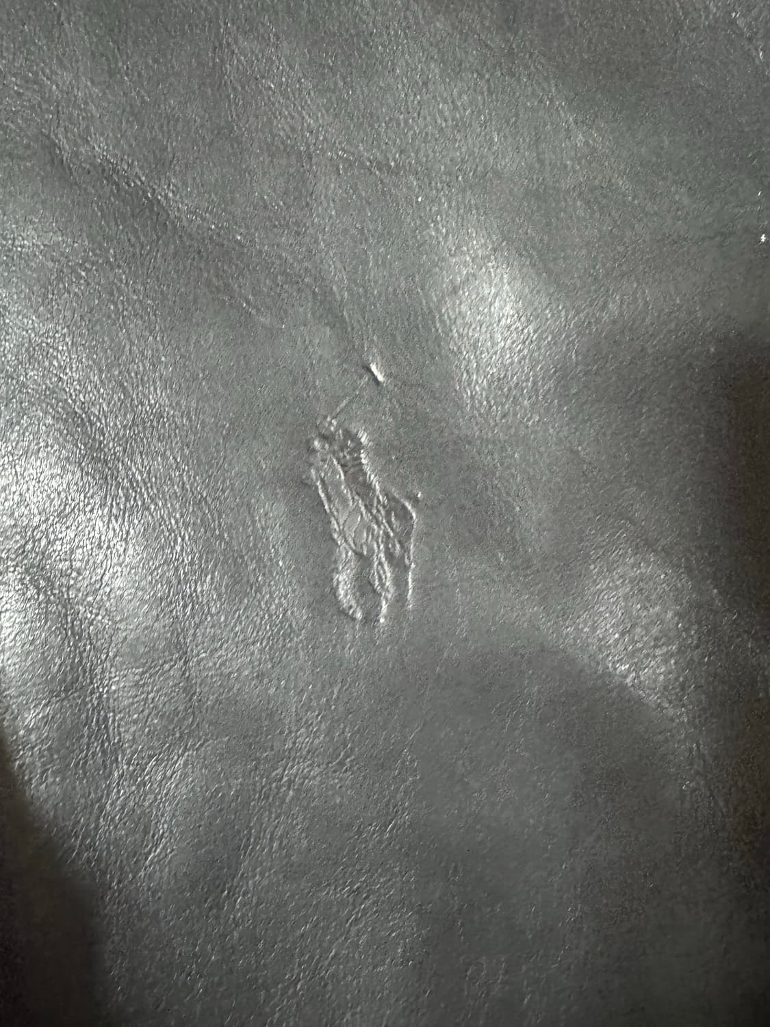 XL 폴로 랄프로렌 카우레더 바라쿠타 블랙 가죽 자켓 상품이미지2