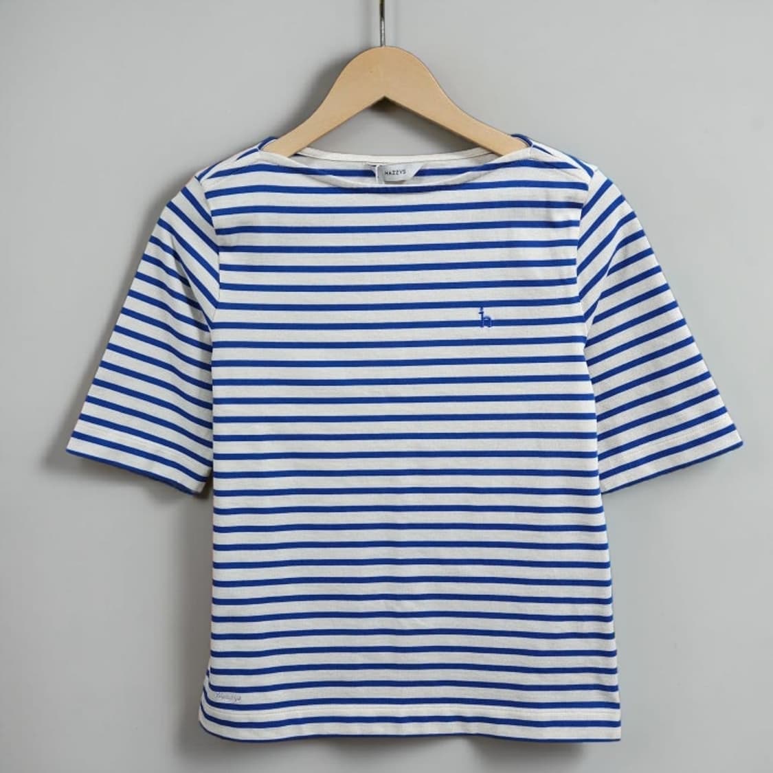 44 HAZZYS 헤지스 스트라이프 반팔 티셔츠 여성(새상품)추천 사이즈 상품이미지2