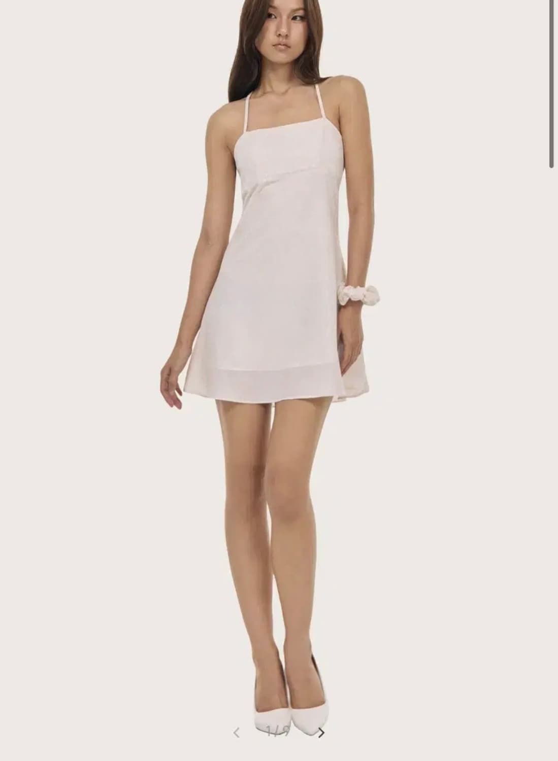 (미개봉 새상품) 클리시어 핑크 레오파드 미니 원피스 상품이미지1