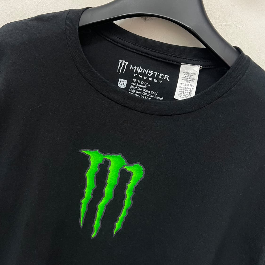 몬스터 에너지 로고 반팔티 XL 상품이미지3