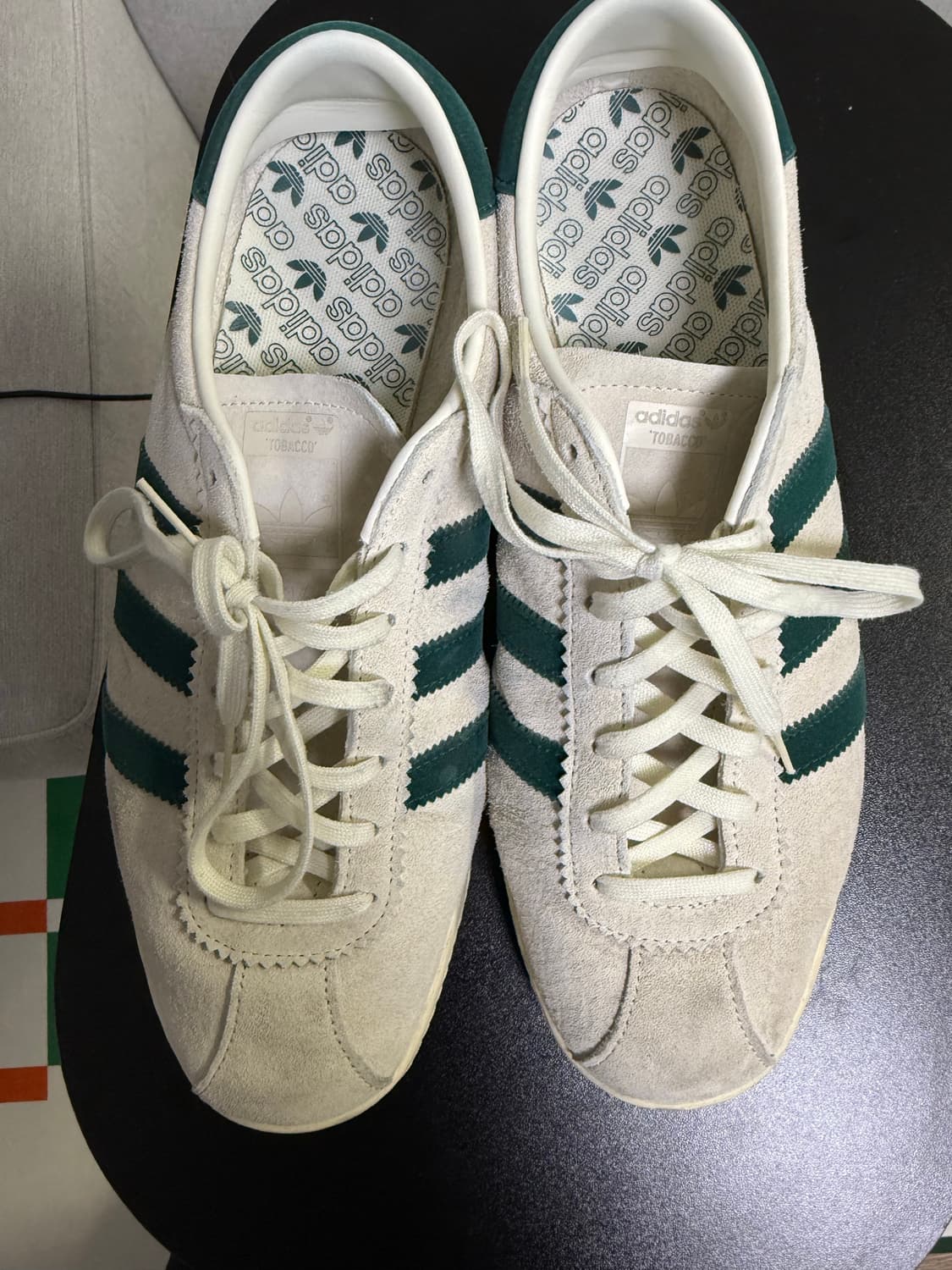 아디다스 토바코 오프 화이트 컬리지에이트 그린 280 상품이미지2