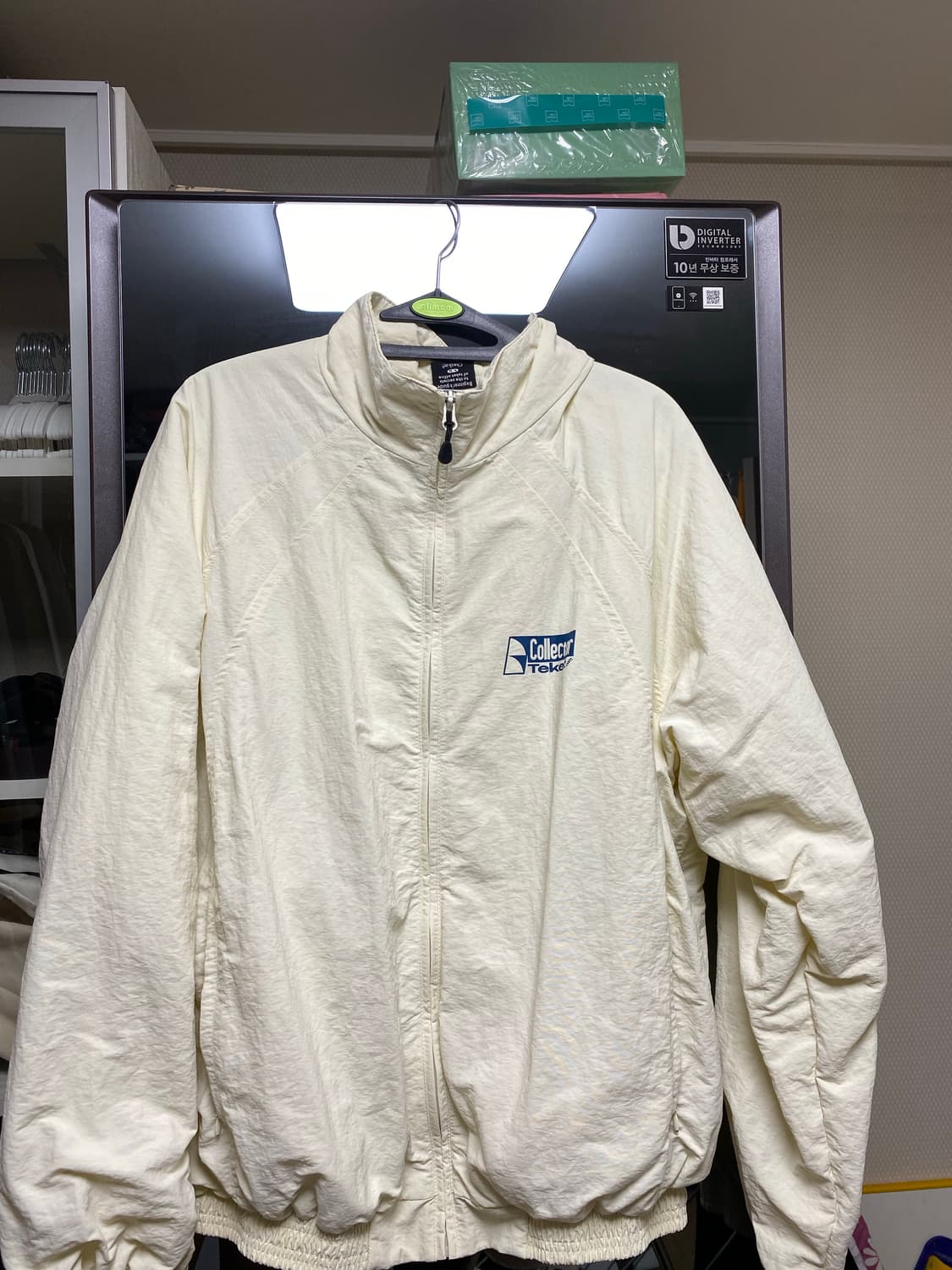 L) 테켓 바람막이 자켓 아이보리 상품이미지3