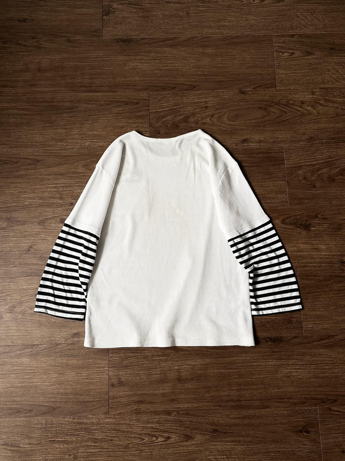 Roddole 와플 스트라이프 롱 슬리브 상품이미지8