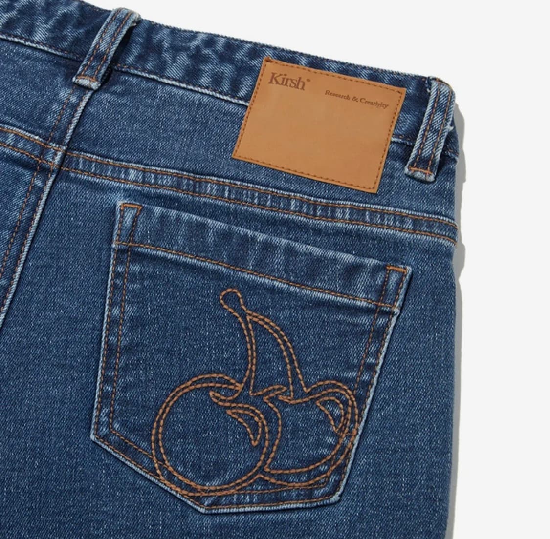 새상품) 키르시 체리 부츠컷 데님 팬츠 다크 블루 상품이미지4