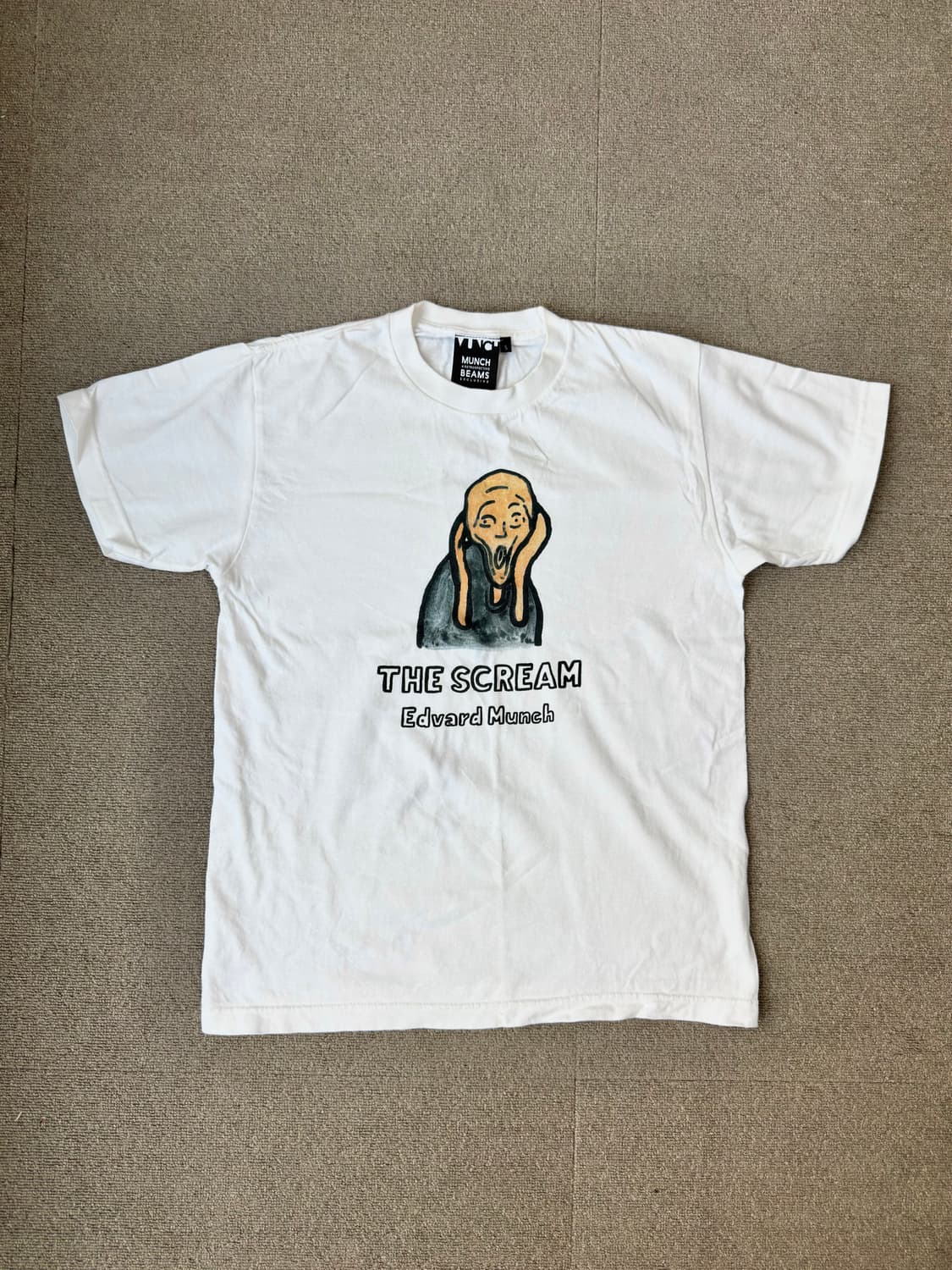 2018 뭉크 전시 x 빔즈 콜라보 티셔츠 상품이미지1