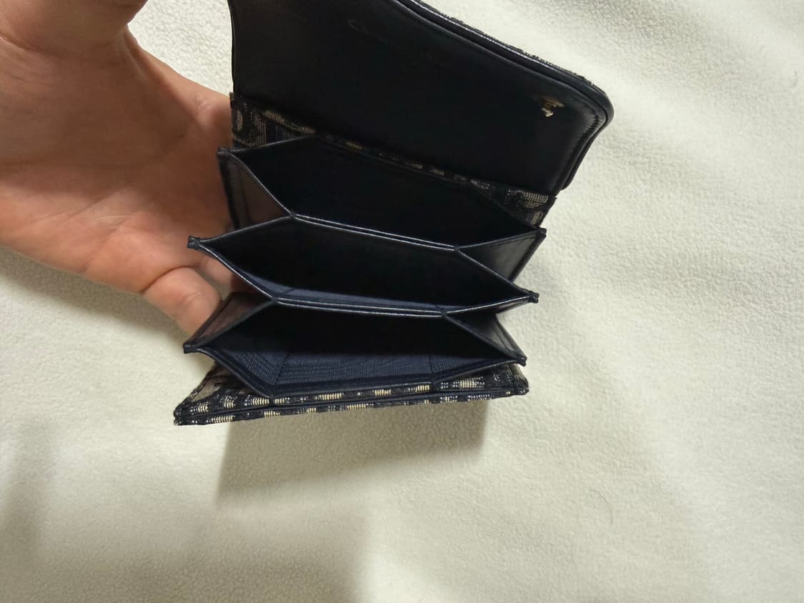 디올 오블리크 새들 아코디언 카드지갑 상태ss팔아용 상품이미지7