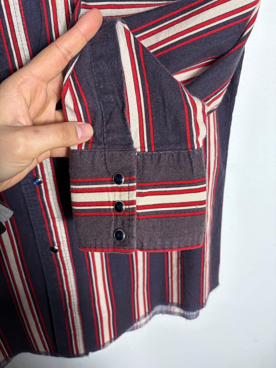 랭글러 스트라이프 웨스턴 셔츠 상품이미지7