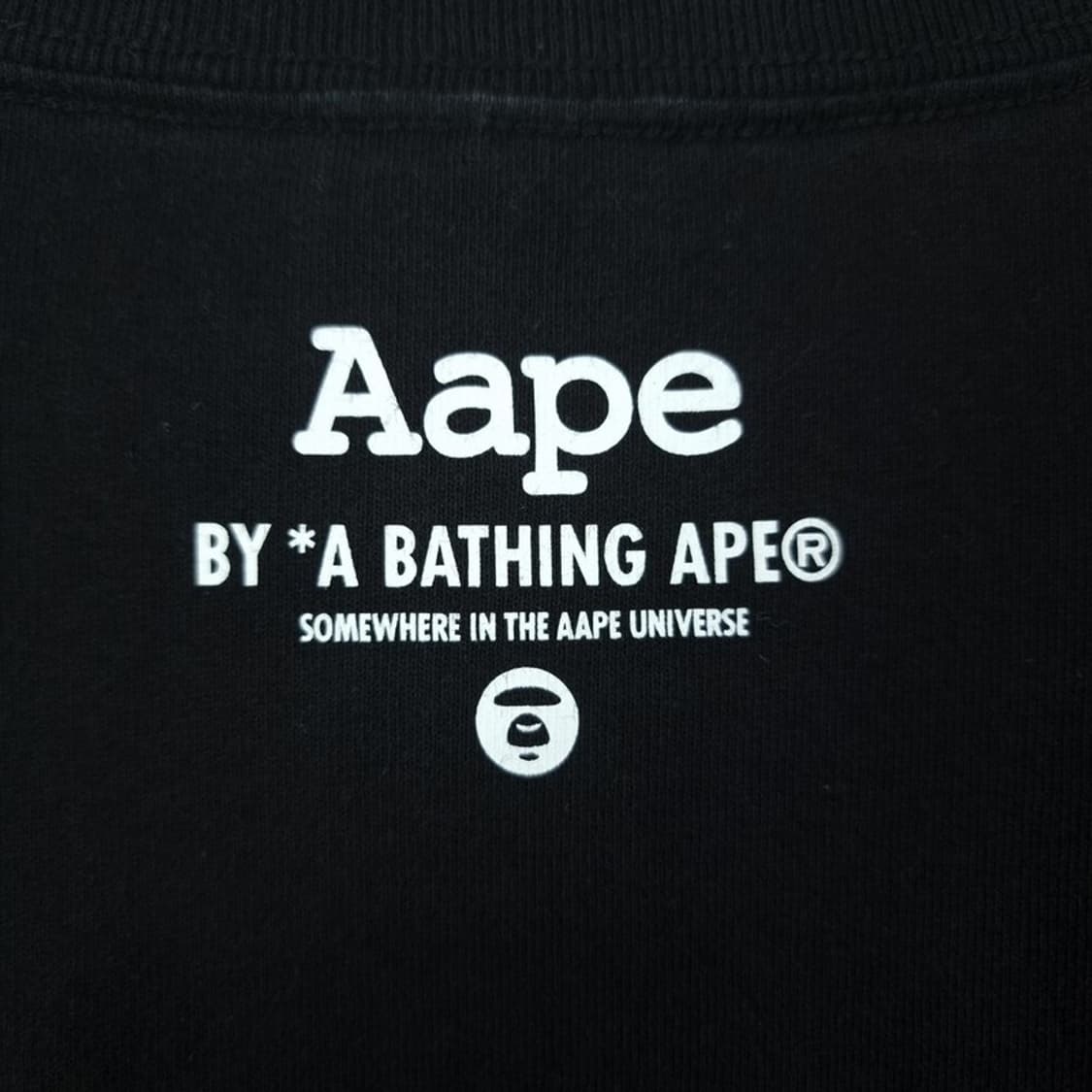 [베이프 에이프] 프린팅 롱슬리브 긴팔티 블랙 P01436 상품이미지6