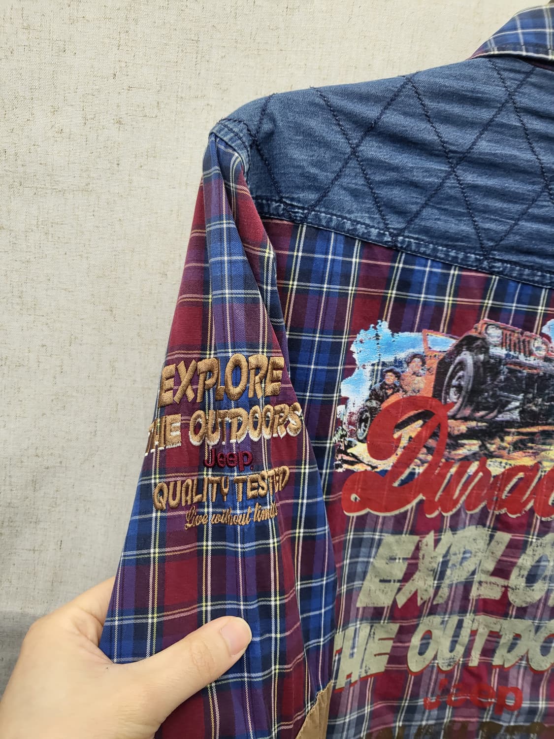 Jeep 지프 체크 셔츠 남방 상품이미지4