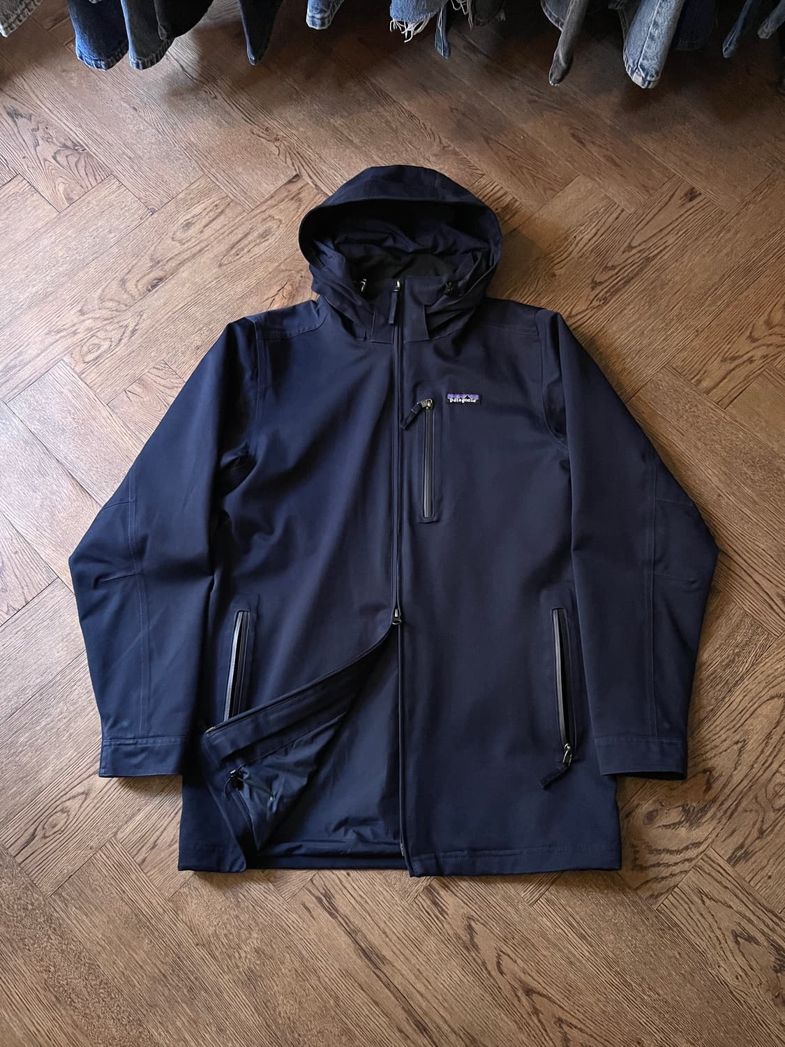 [S]파타고니아 H2NO 네이비 워터프루프 윈드브레이커 자켓 상품이미지1