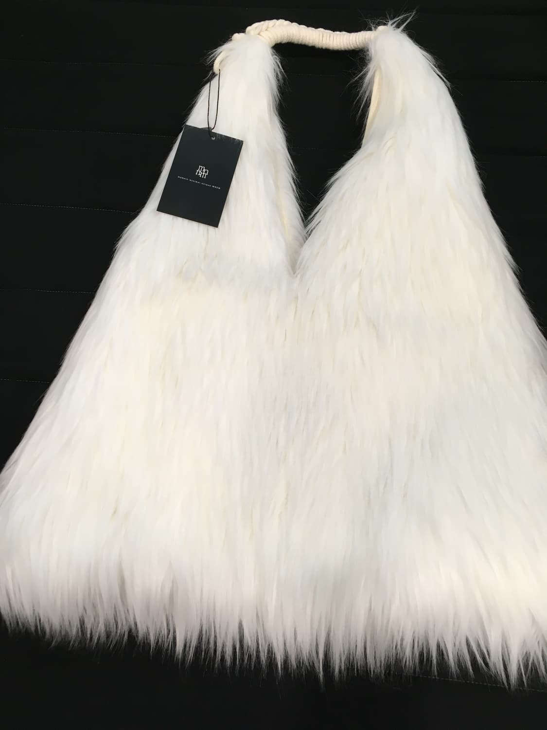 므넴 puppy fur bag (white)-배송비 무료,수수료x 상품이미지8
