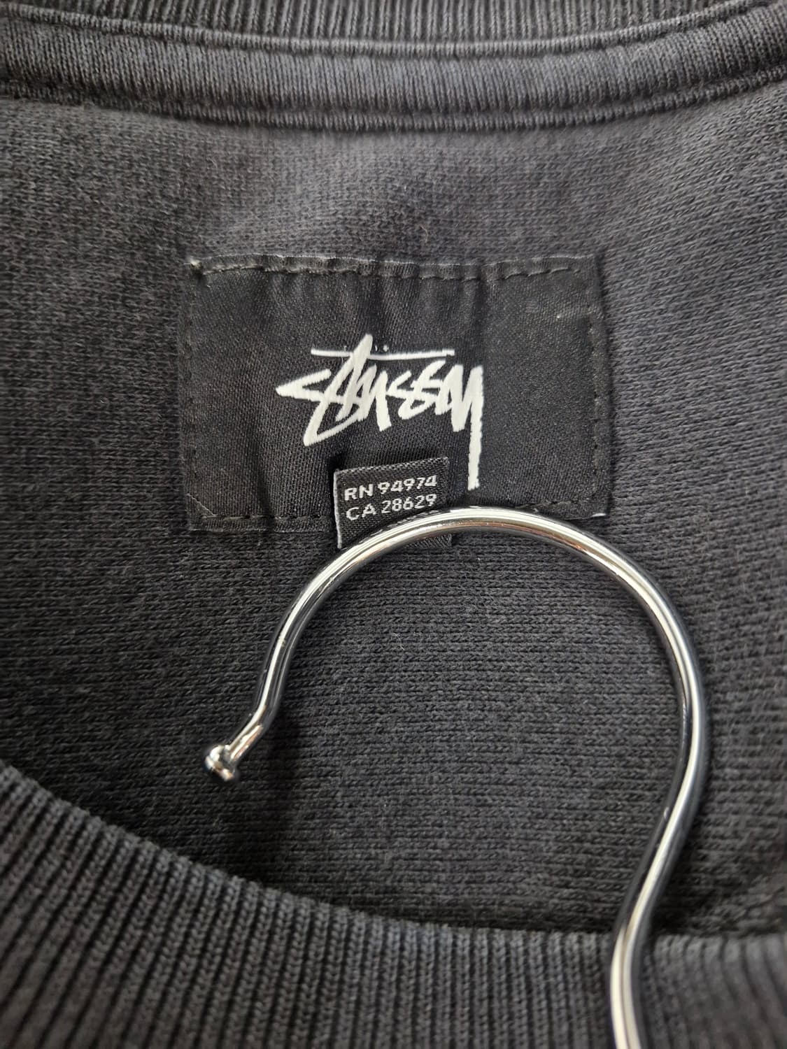 스투시 STUSSY 오버다이드 스탁 자수 로고 맨투맨_M 상품이미지6
