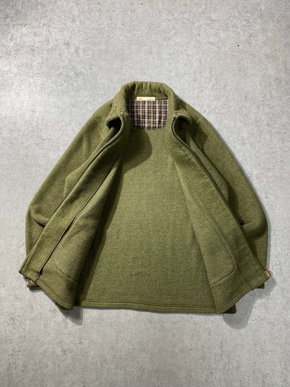 [M] JPN Vintage 일본 빈티지 에스닉 스티치 플리스 자켓 상품이미지4