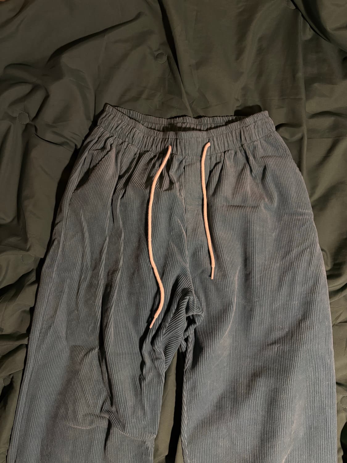 민트색 골지 팬츠 상품이미지2